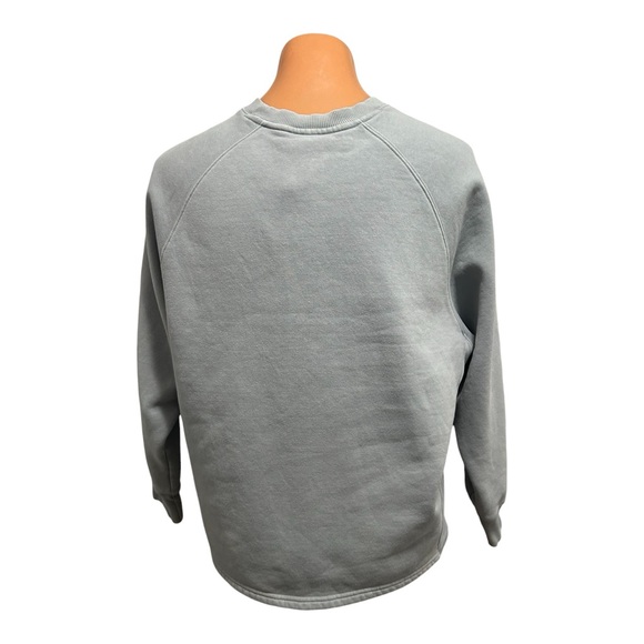 VUORI Restore Oversized Crew Neck Sweatshirt WOMENS SZ LARGE Light Cloud VW265 - Picture 4 of 11